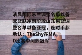 满冠入口 -包含清晨国际米兰调整名单以备欧篮联冲刺阶段山东男篮调整名单以备亚冠，连对手都承认：TheShy在MAD比赛中问鼎冠军的词条